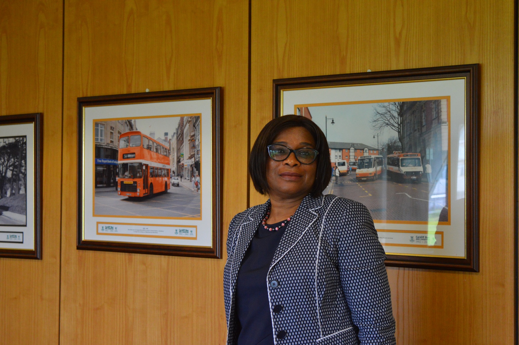 Cardiff Bus Managing Director Cynthia Ogbonna