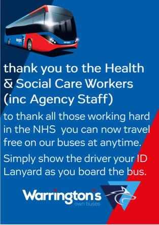 arriva free travel for nhs staff