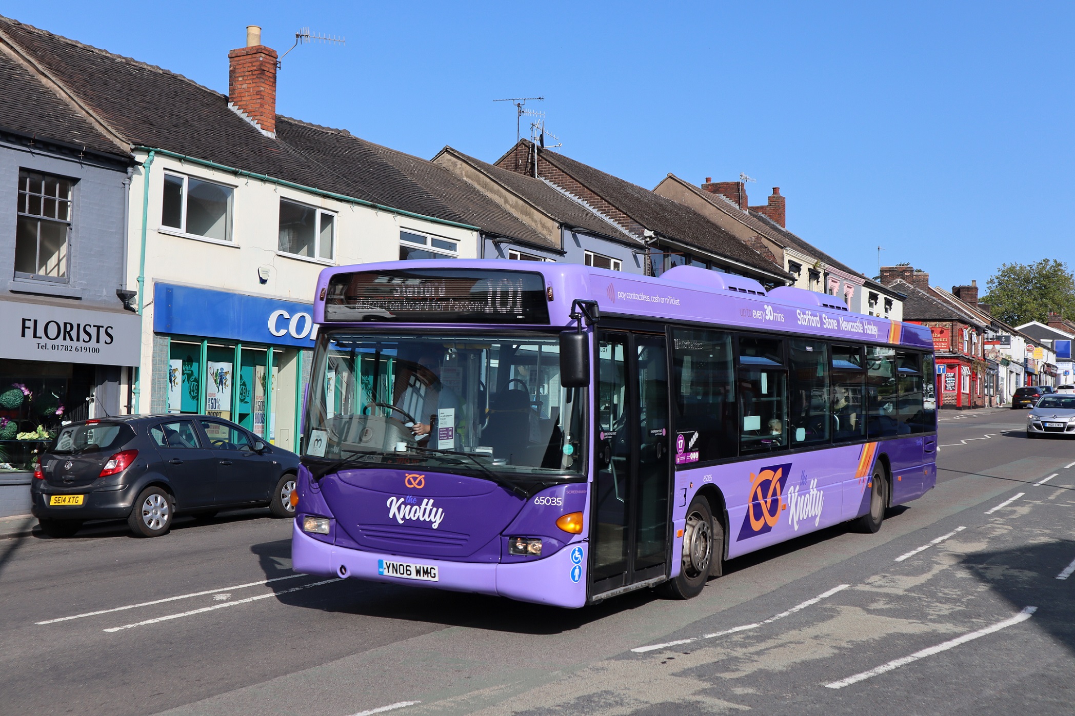 First Bus engineering Scania OmniCity