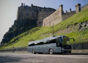 Ember Yutong TCe12 coach in Edinburgh