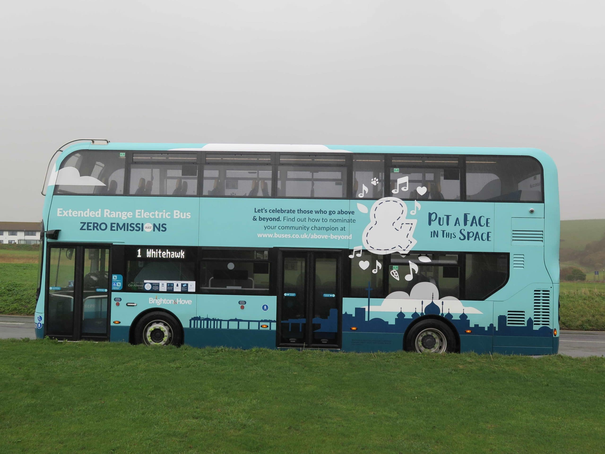 Above and Beyond bus Brighton and Hove