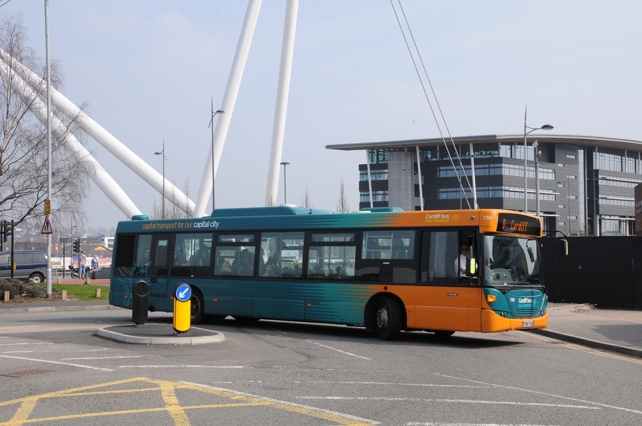 Passenger Cardiff Bus