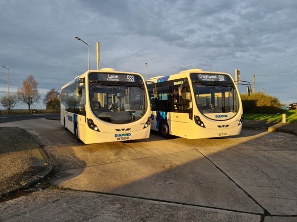 Diamond Bus North West Leigh Streetlites