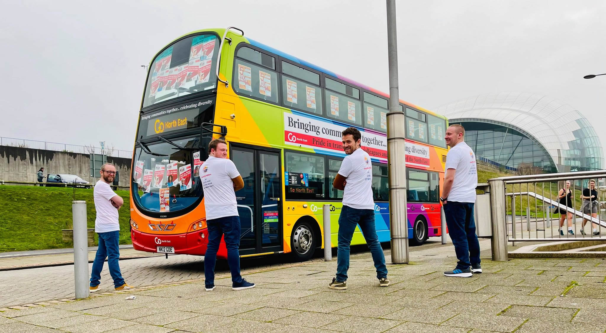 GNE Pride in Transport Bus World AIDS day