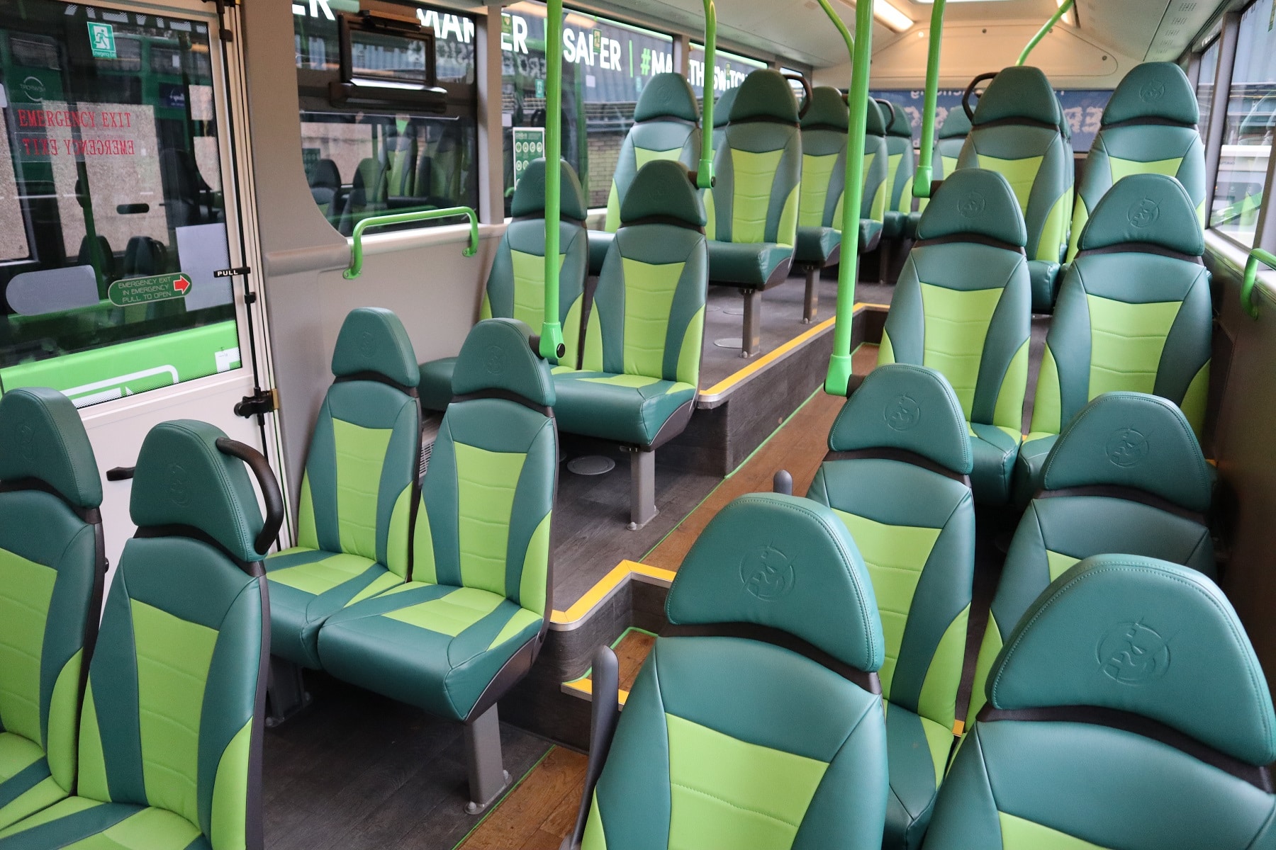 Newport Bus Yutong E12 interior