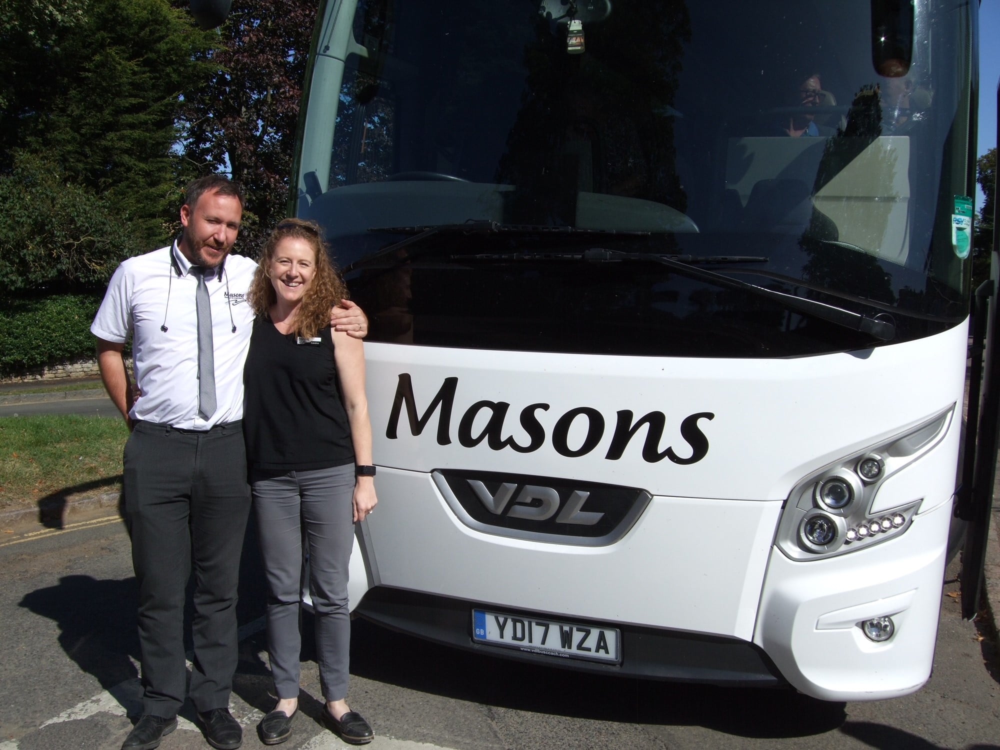 James and Candice Mason of Masons Minibus and Coach Hire
