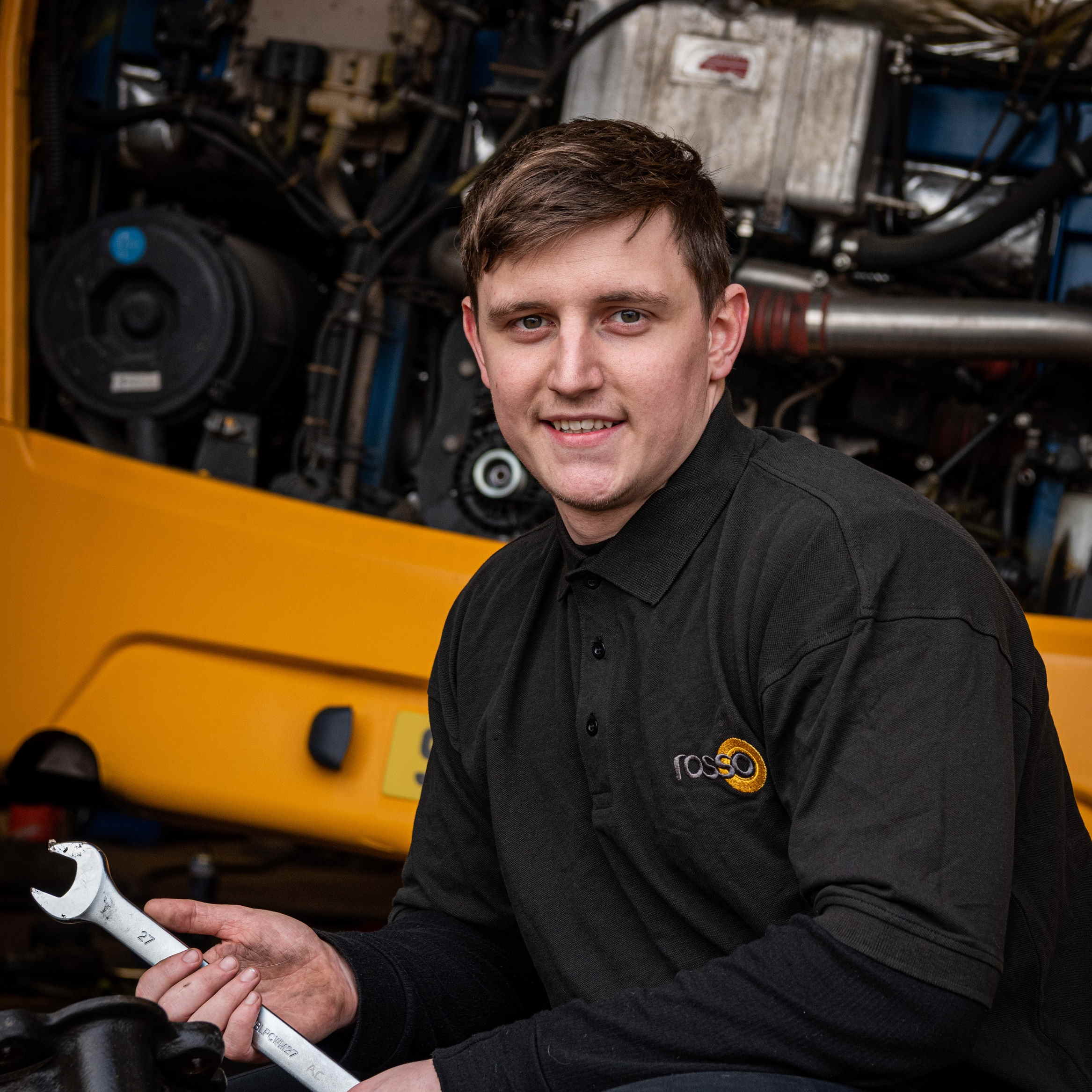 Engineering apprentice Alex Cottam