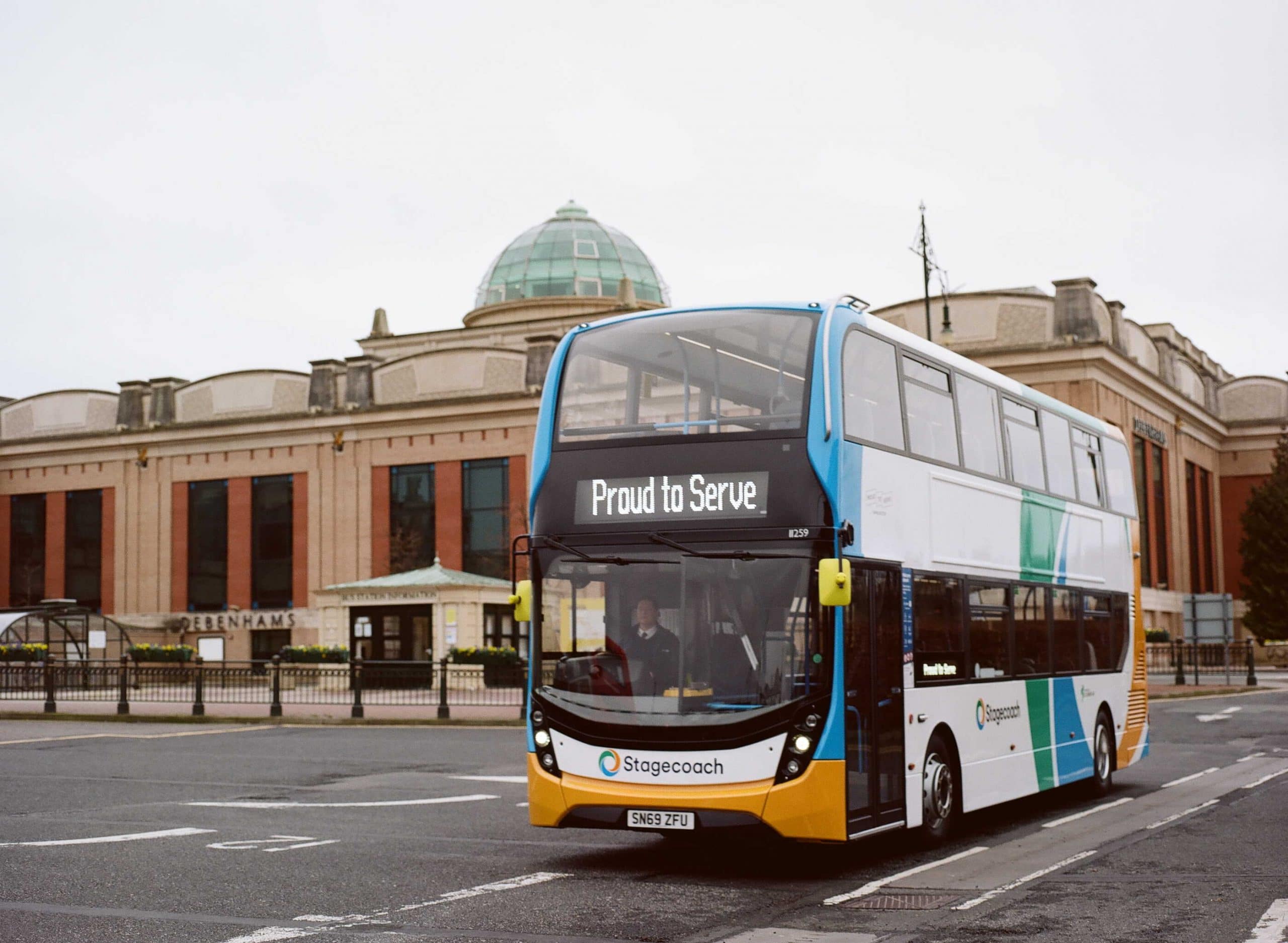 Stagecoach bus in Manchester