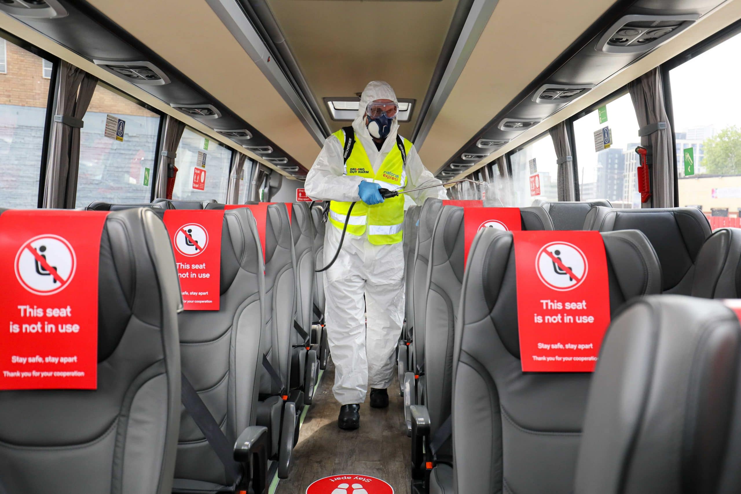 National Express COVID-19 precautions