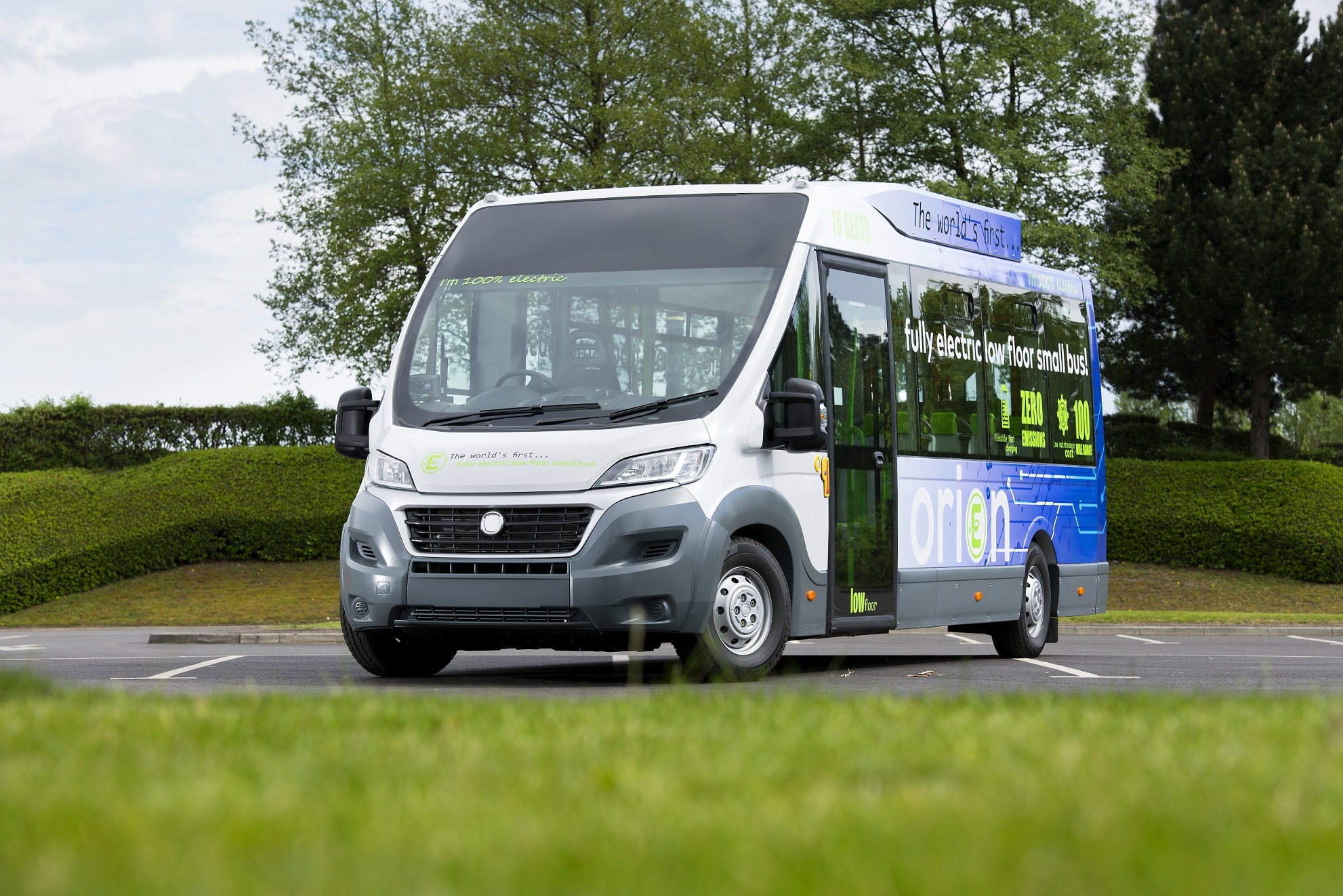 Mellor Orion E electric minibus