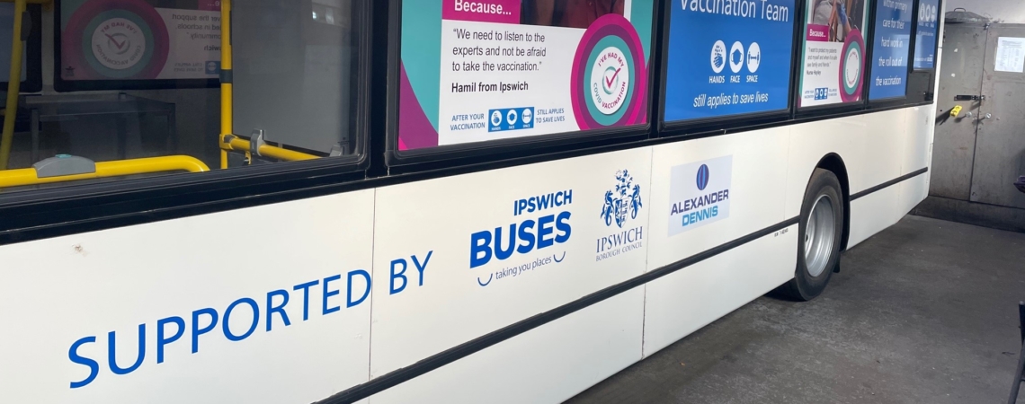 Ipswich Vaccination bus