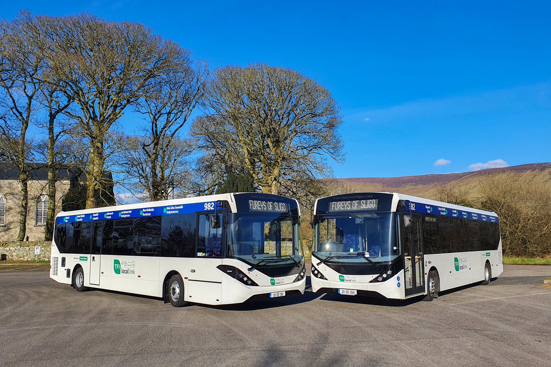 Fureys of Sligo Alexander Dennis Enviro pair