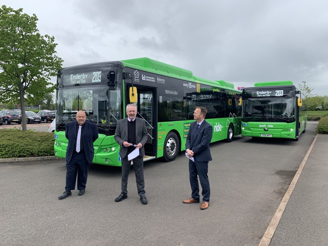 First electric buses enter service in Leicester
