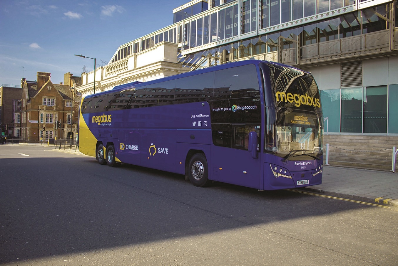 Megabus and Yellow Buses collaboration on new coach route