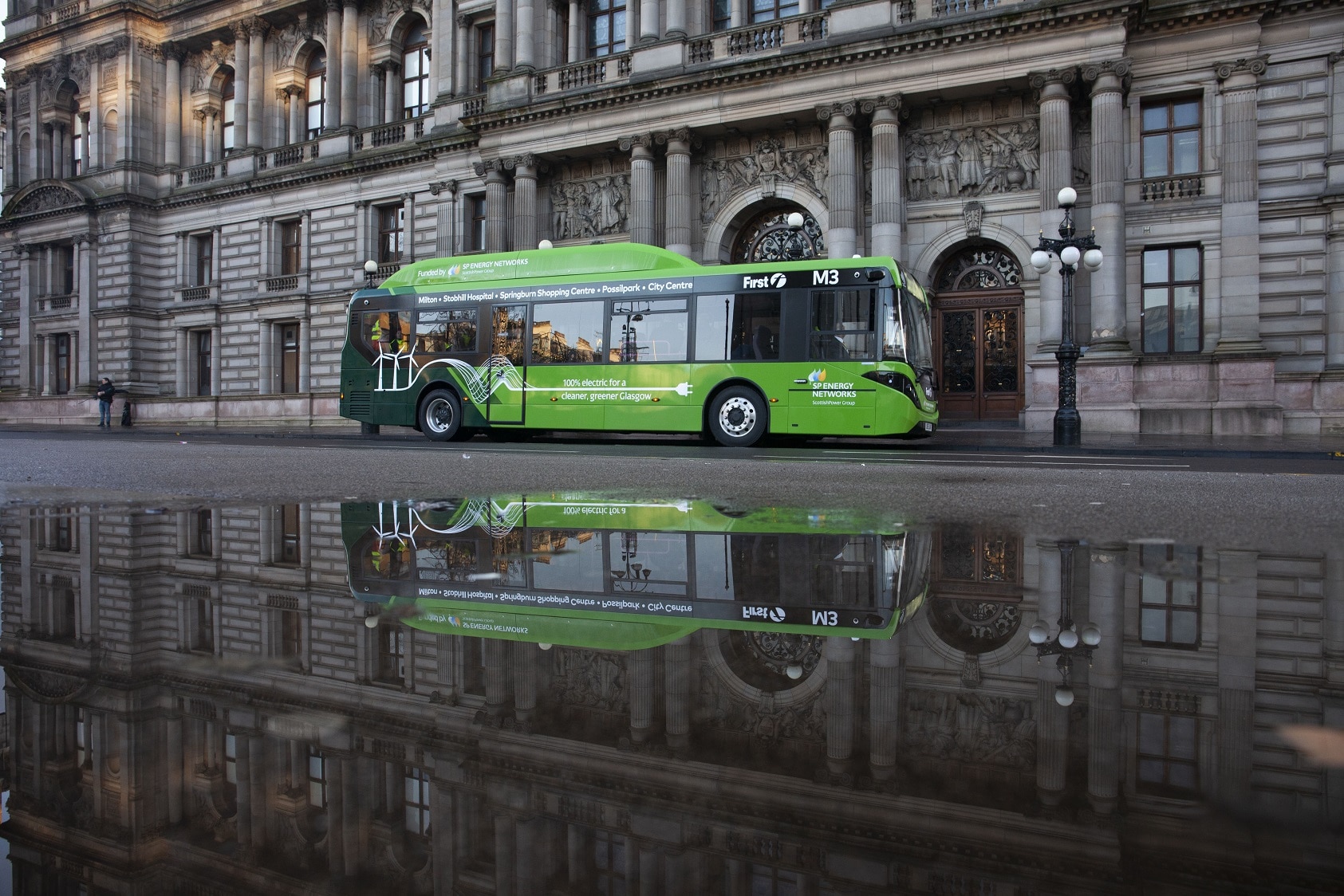 First Caledonia depot electric bus upgrade work