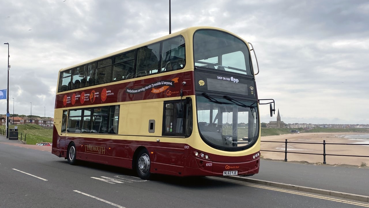 Go North East heritage repaint into Tynemouth livery