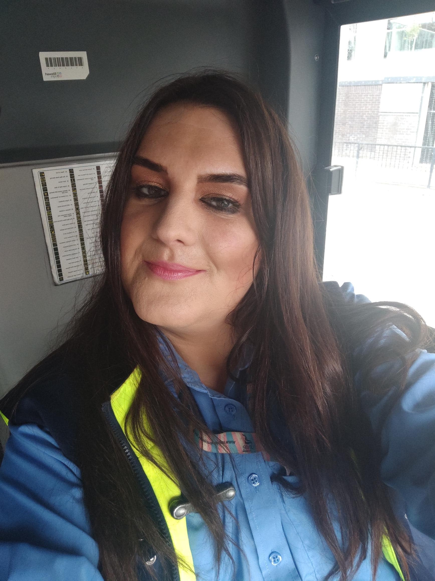 Jamie-Lee Harley Thornton Stagecoach Bus driver in London