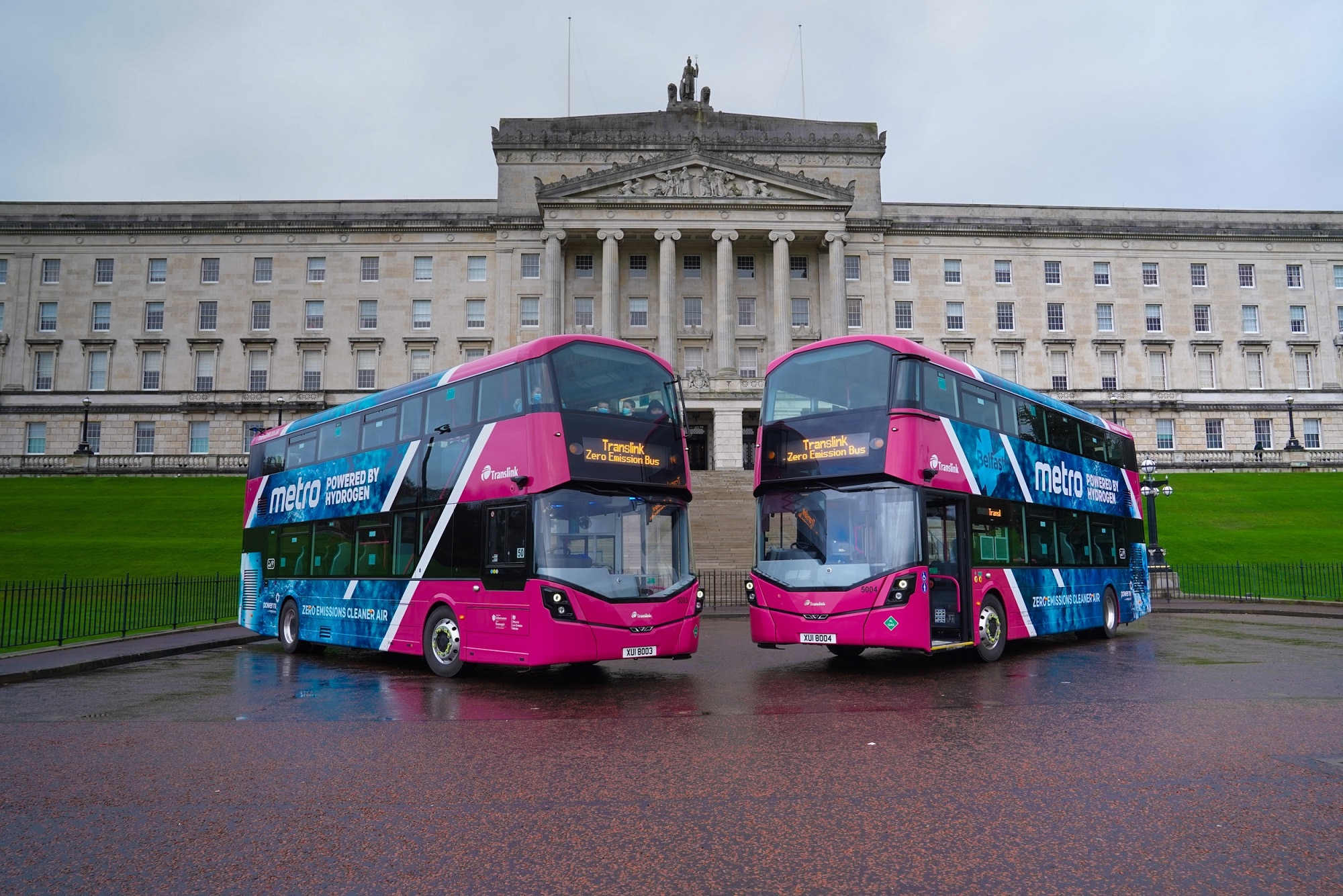 Translink Wrightbus hydrogen double-deckers