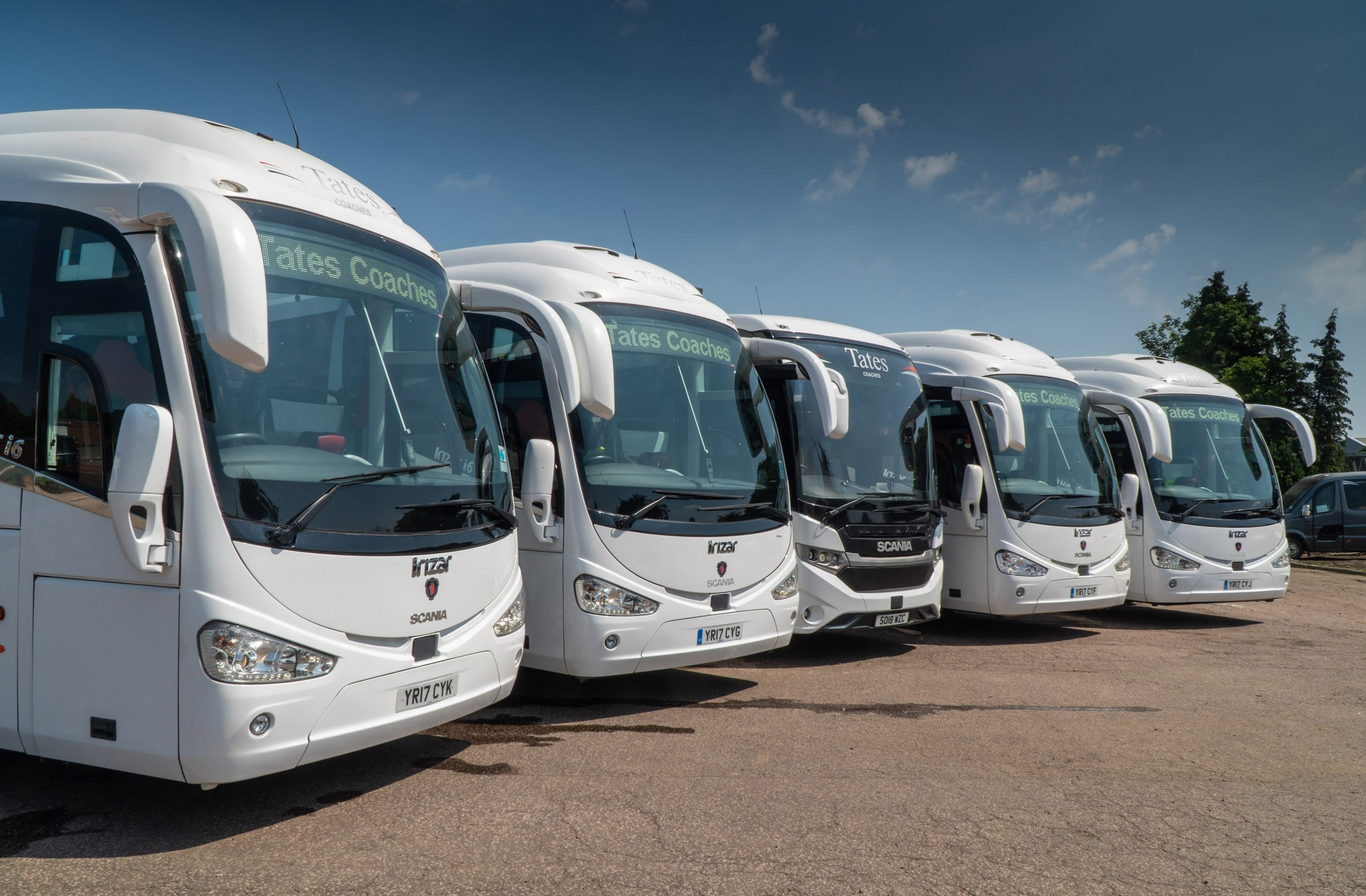 Tates Coaches takes five late model used Scania vehicles