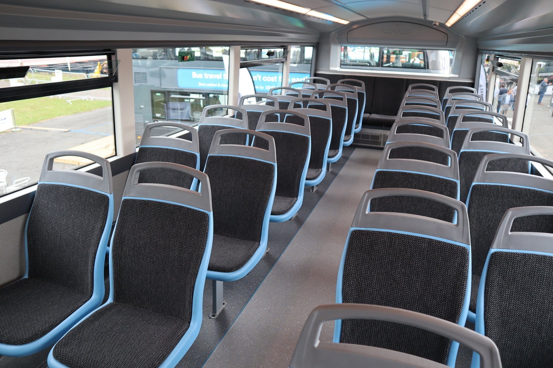 Wrightbus StreetDeck Electroliner upper saloon