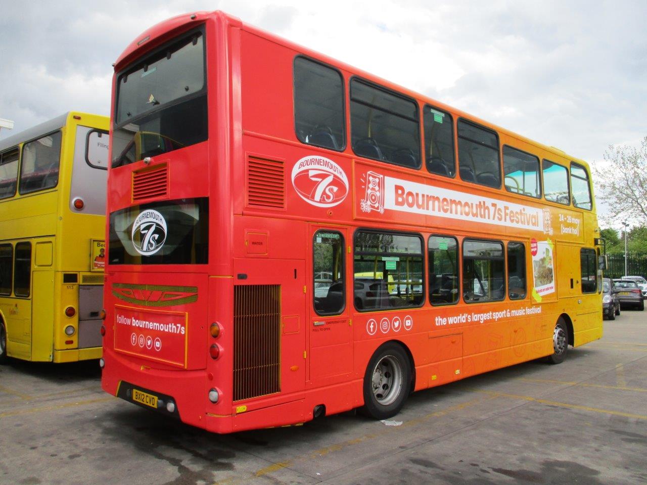 Bournemouth Yellow Buses helps out at festivals