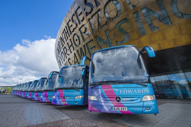 Coach and Bus Association Cymru member Edwards Coaches