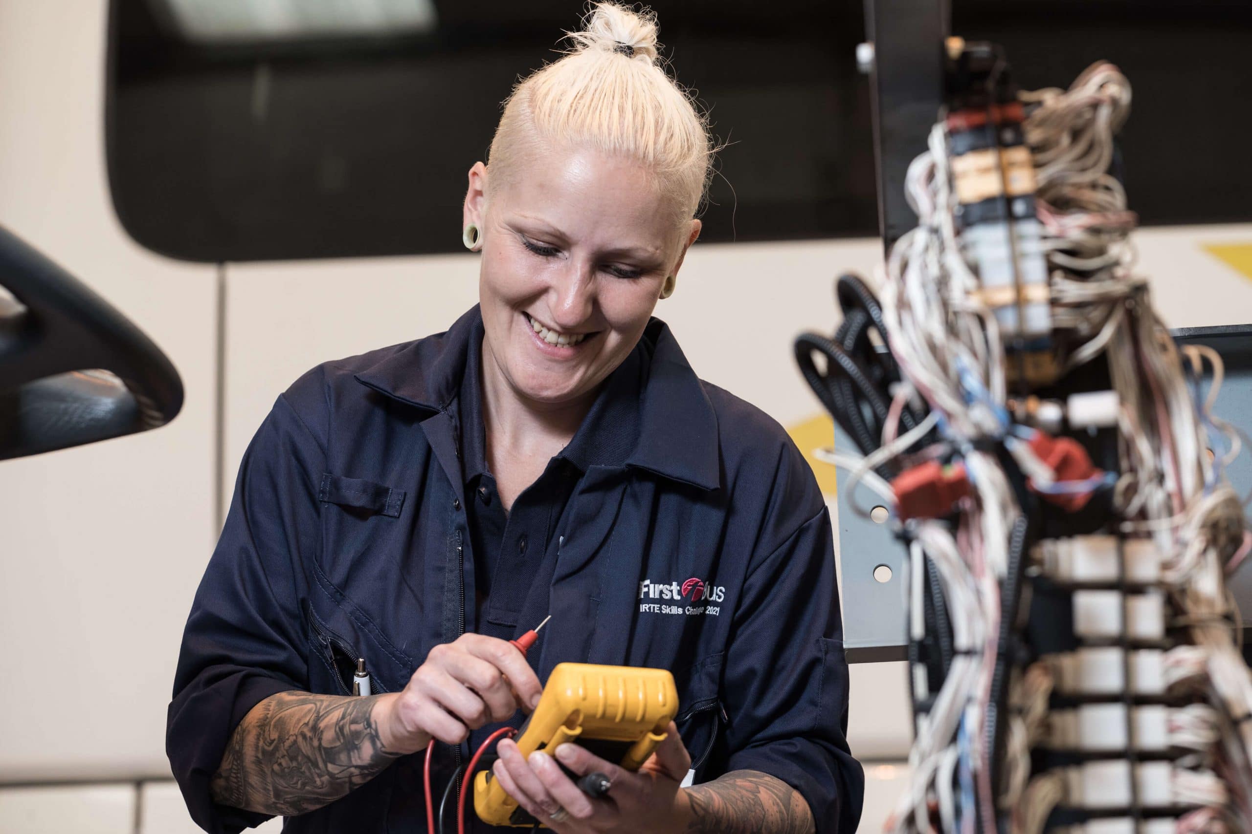 First Bus apprentice engineer Danielle Curtis