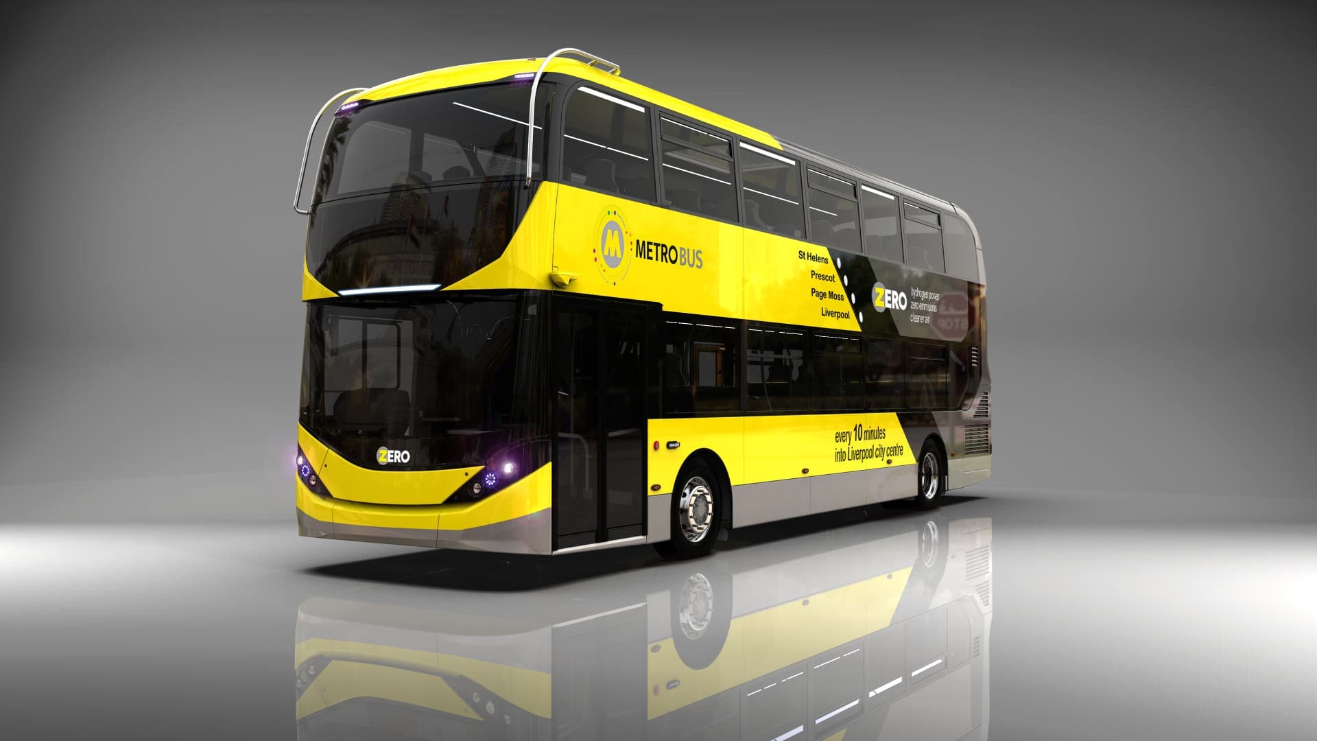 Alexander Dennis Enviro400FCEV for the Liverpool City Region Combined Authority