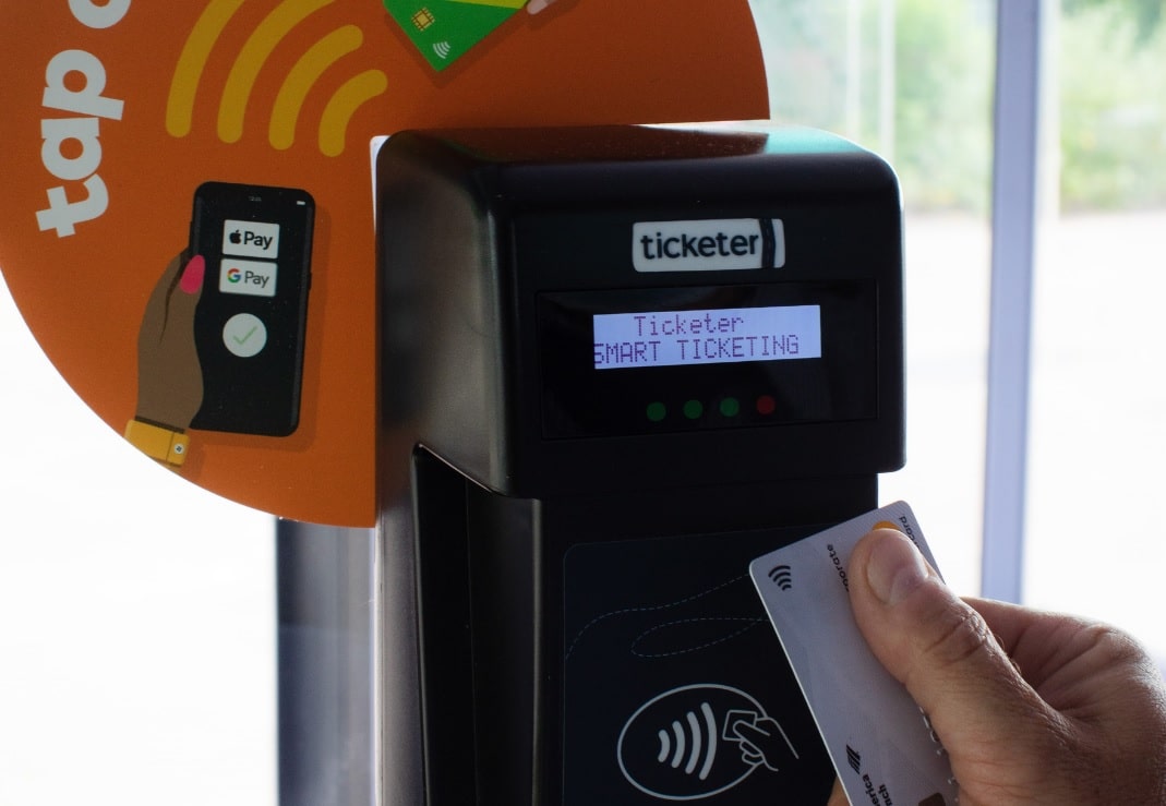 First Bus tap on tap off with Ticketer and Littlepay