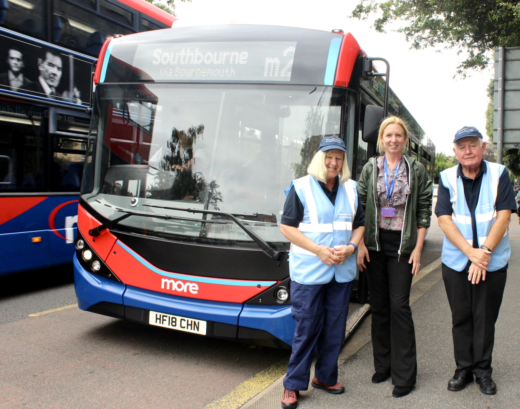 Morebus pictured with Bournemouth Pastors