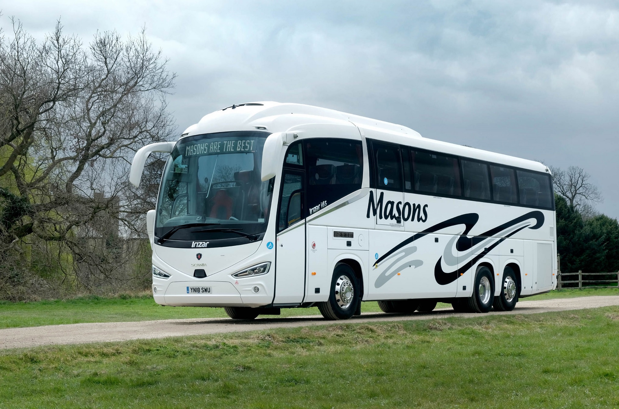 Scania Financial Services funded Scania Irizar i6S for Masons Coaches