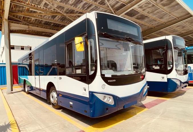 New bus for Stagecoach operations on Orkney seen at factory