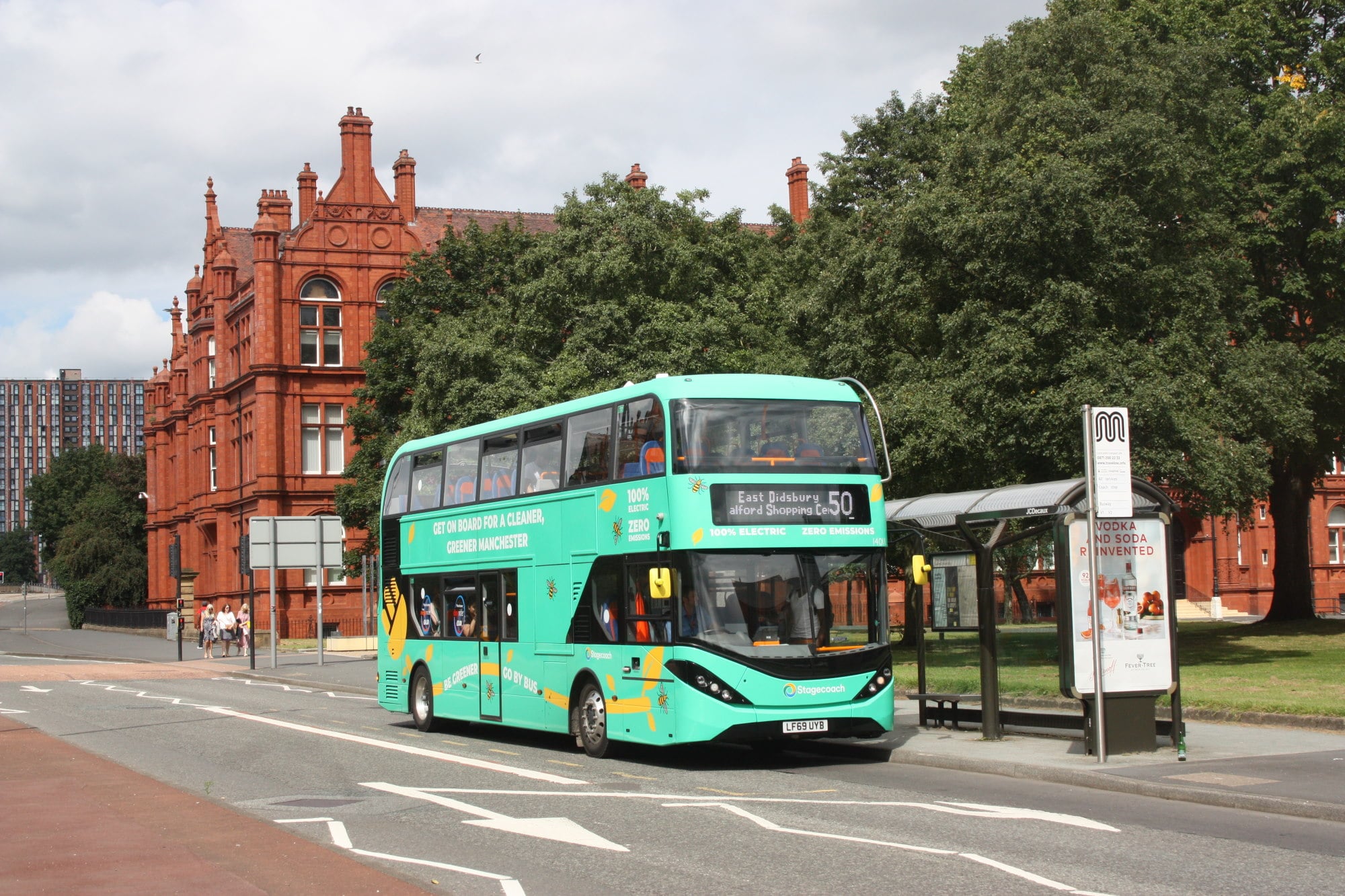 image of a Stagecoach electric bus