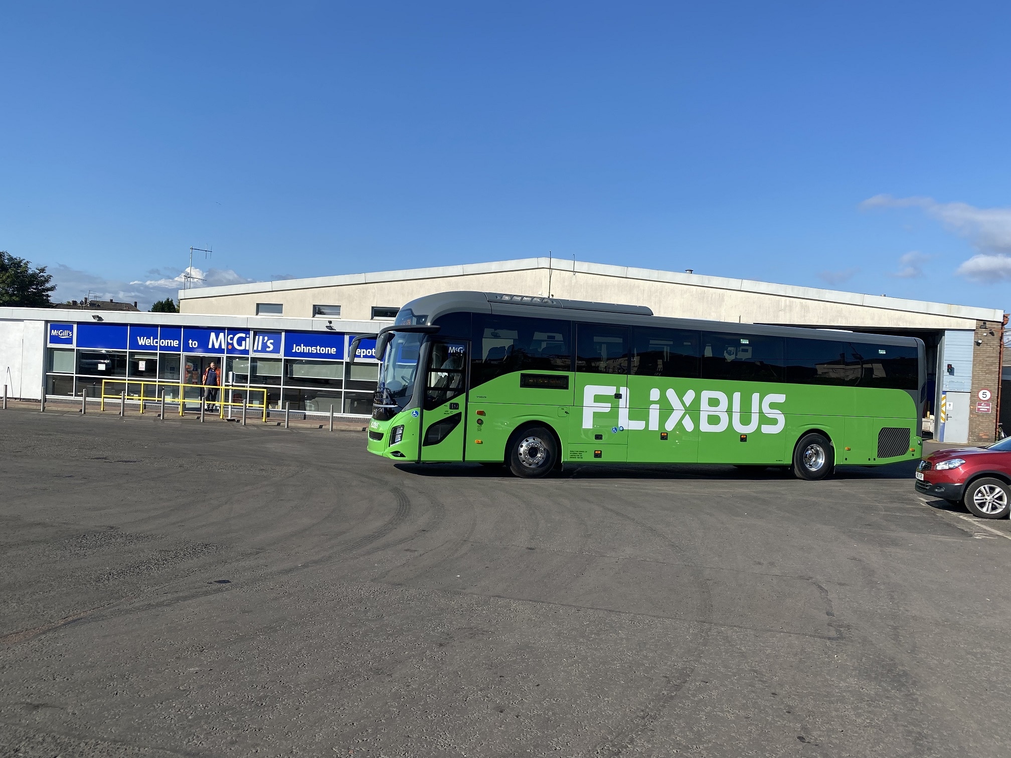 FlixBus UK Volvo 9700 of McGill's Buses