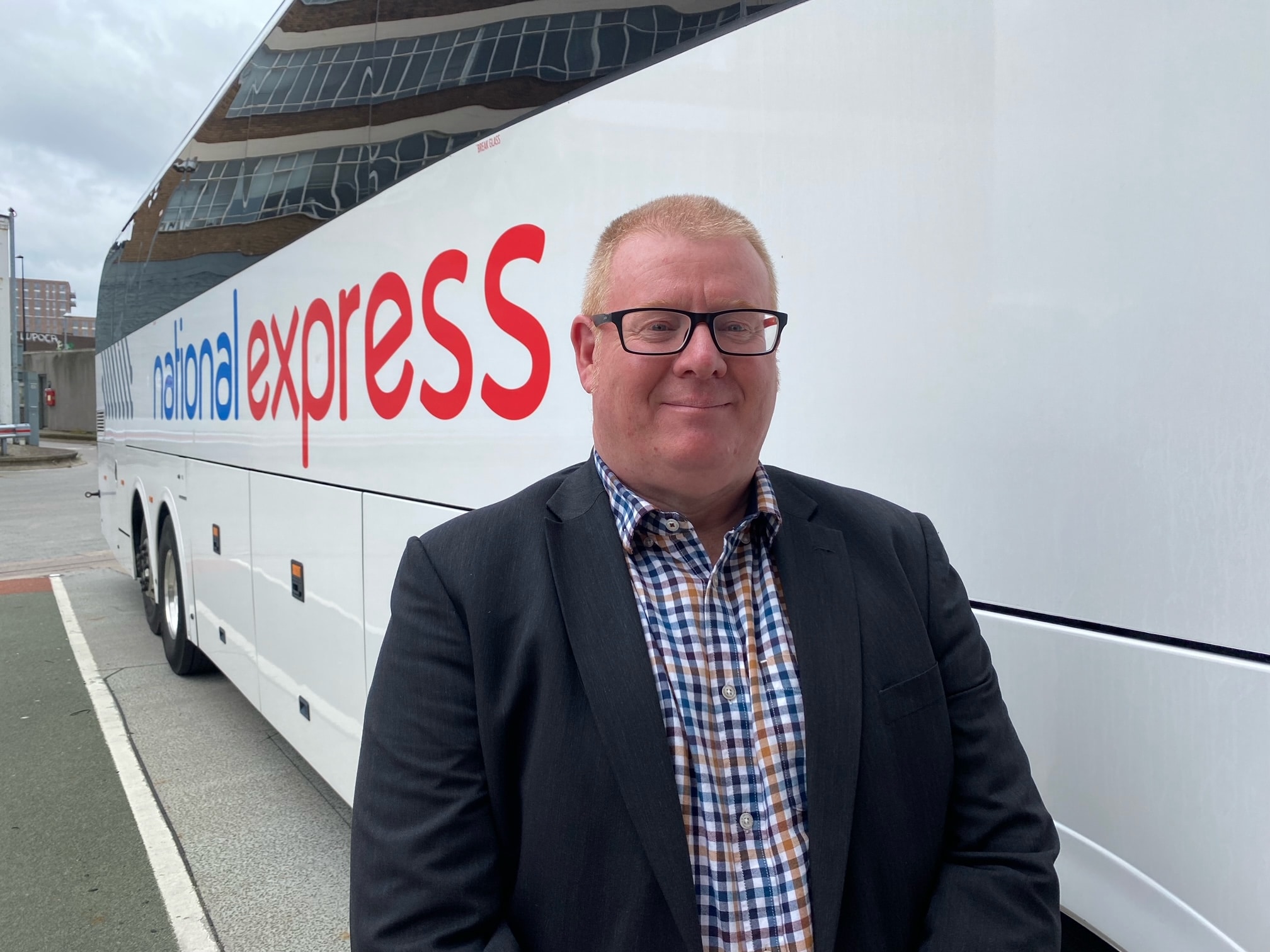 Photo of National Express New Vehicles Director Richard Ball