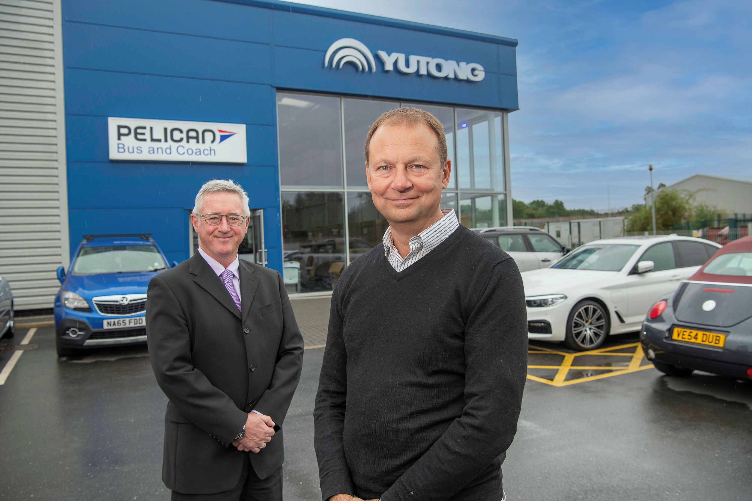 Richard Crump (right) with Ian Downie, of Pelican Engineering