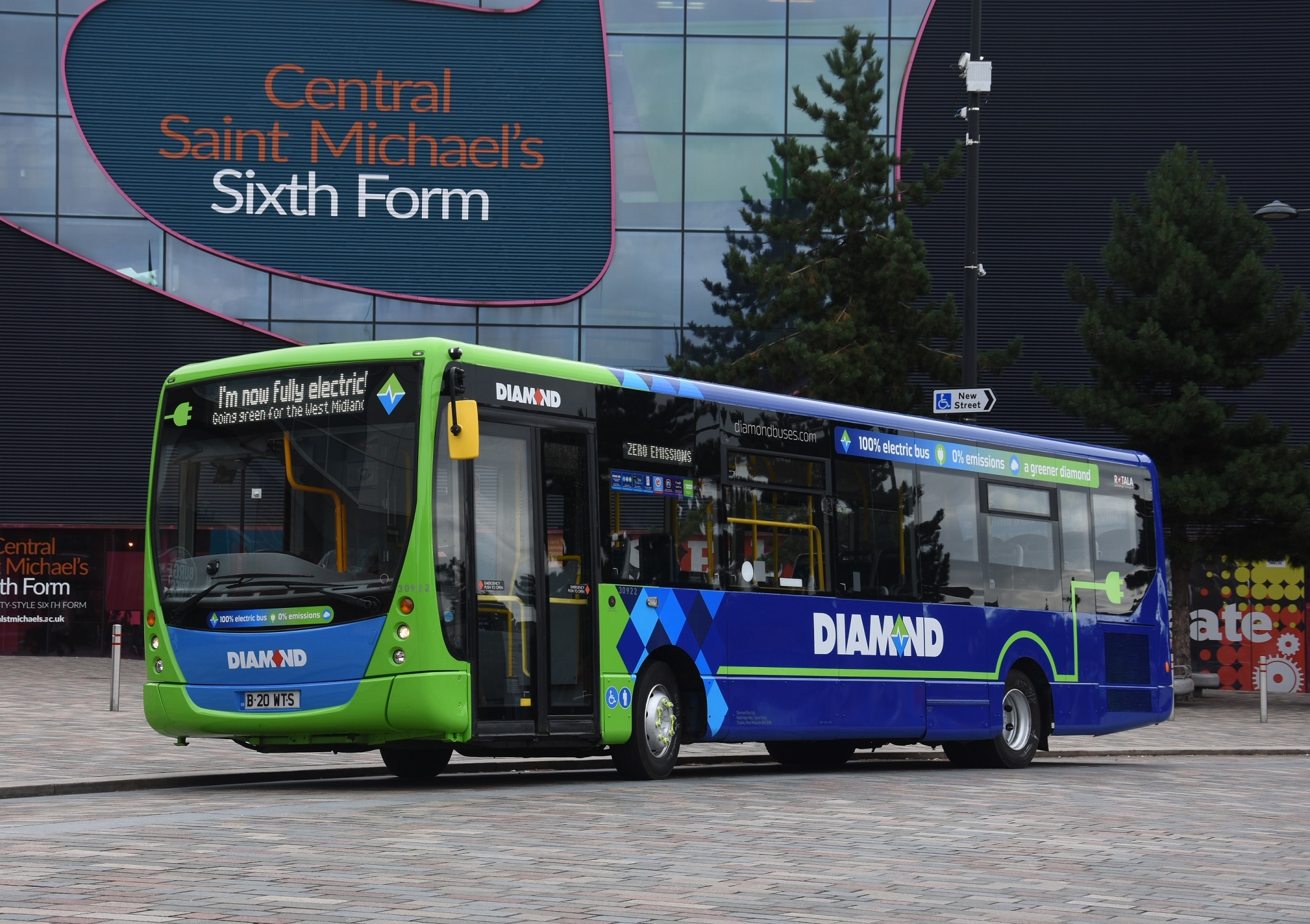 Diamond Bus battery electric retrofit MAN