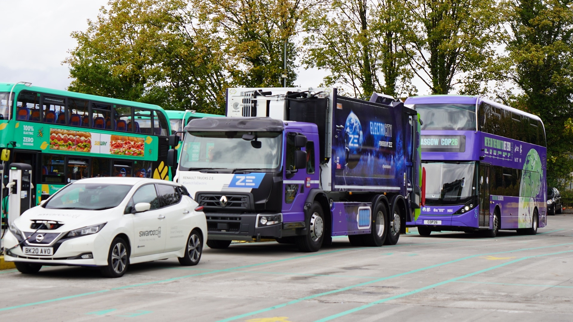 SSE and Swarco want bus charging infrastructure opened to other businesses