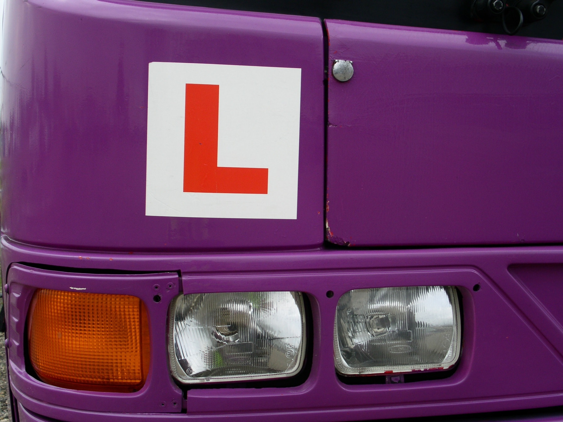 Changes to PCV driving test structure from 15 November