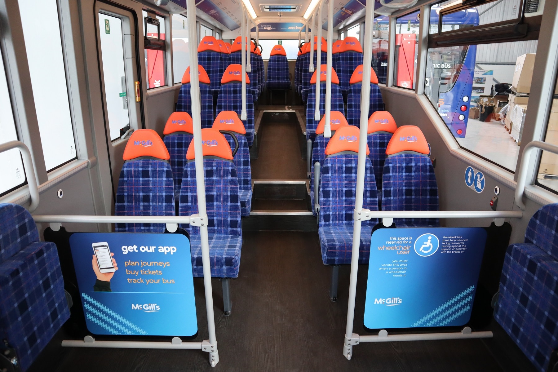 Yutong electric bus for McGills after completion