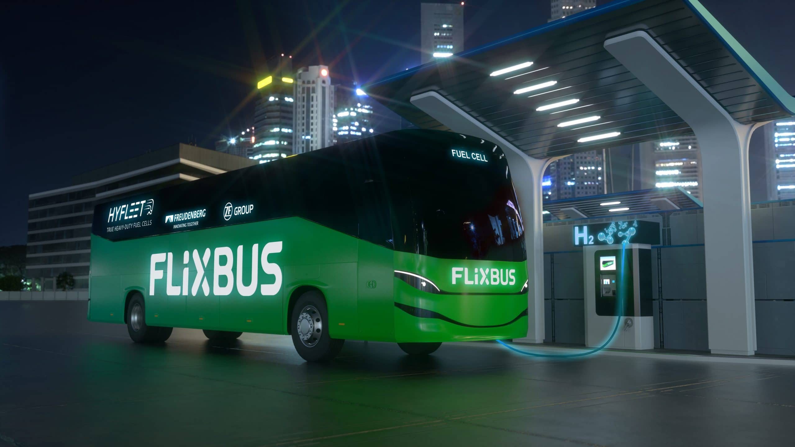 HyFleet project launched by Freudenberg, FlixBus and ZF