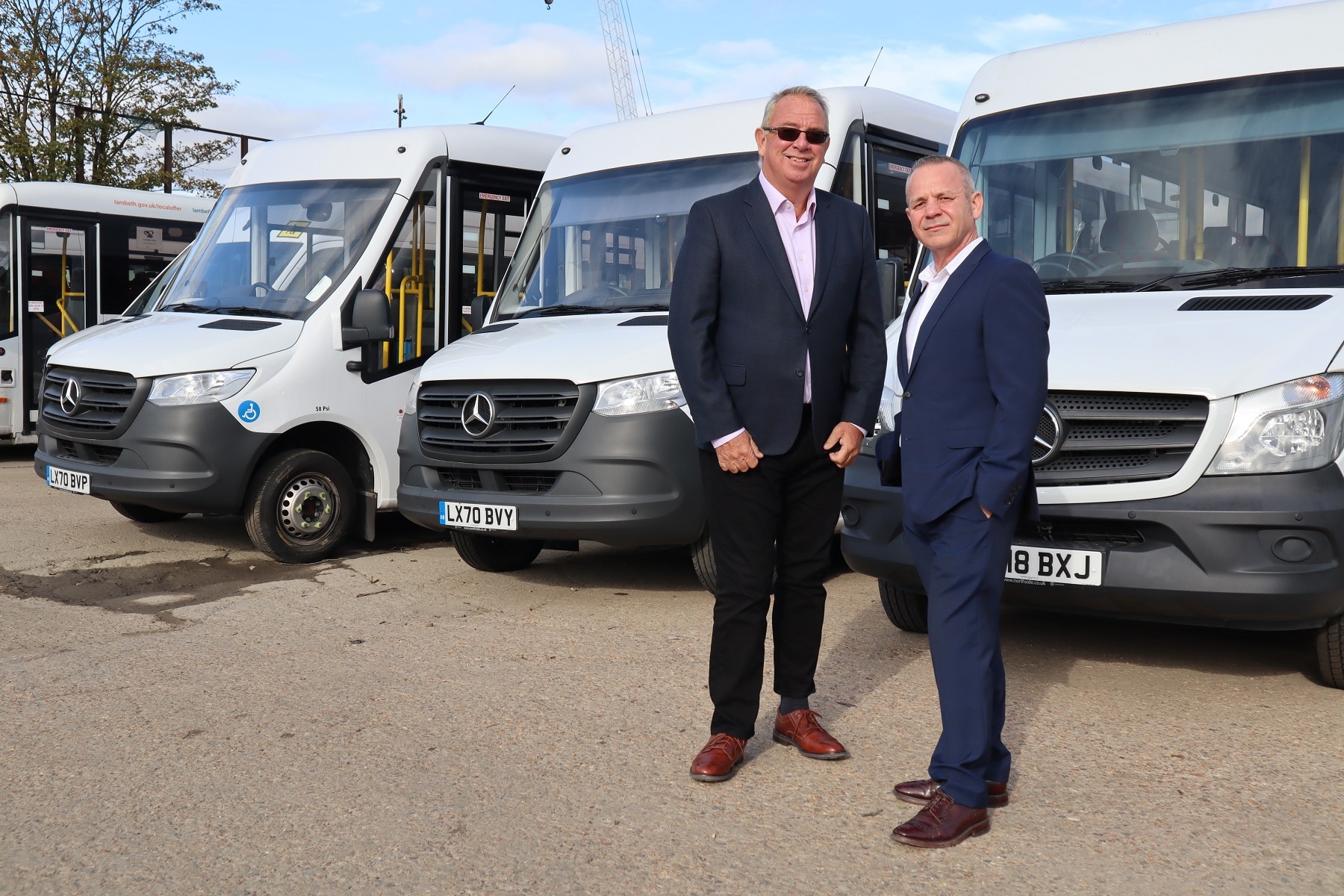 London Hire Managing Director Nigel Farr and Sales and Operations Director Peter Moxom