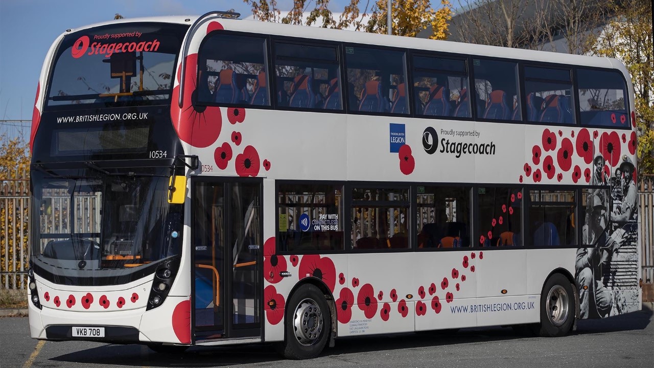 Stagecoach offers free travel to forces members and veterans