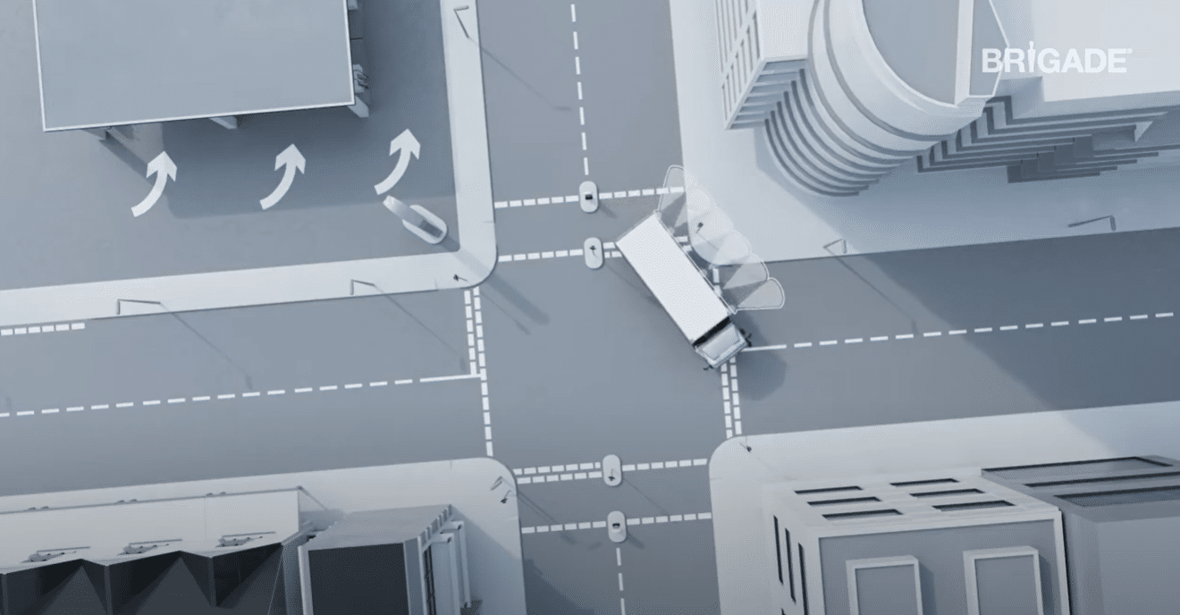 Brigade Collision Warning Sidescan predict