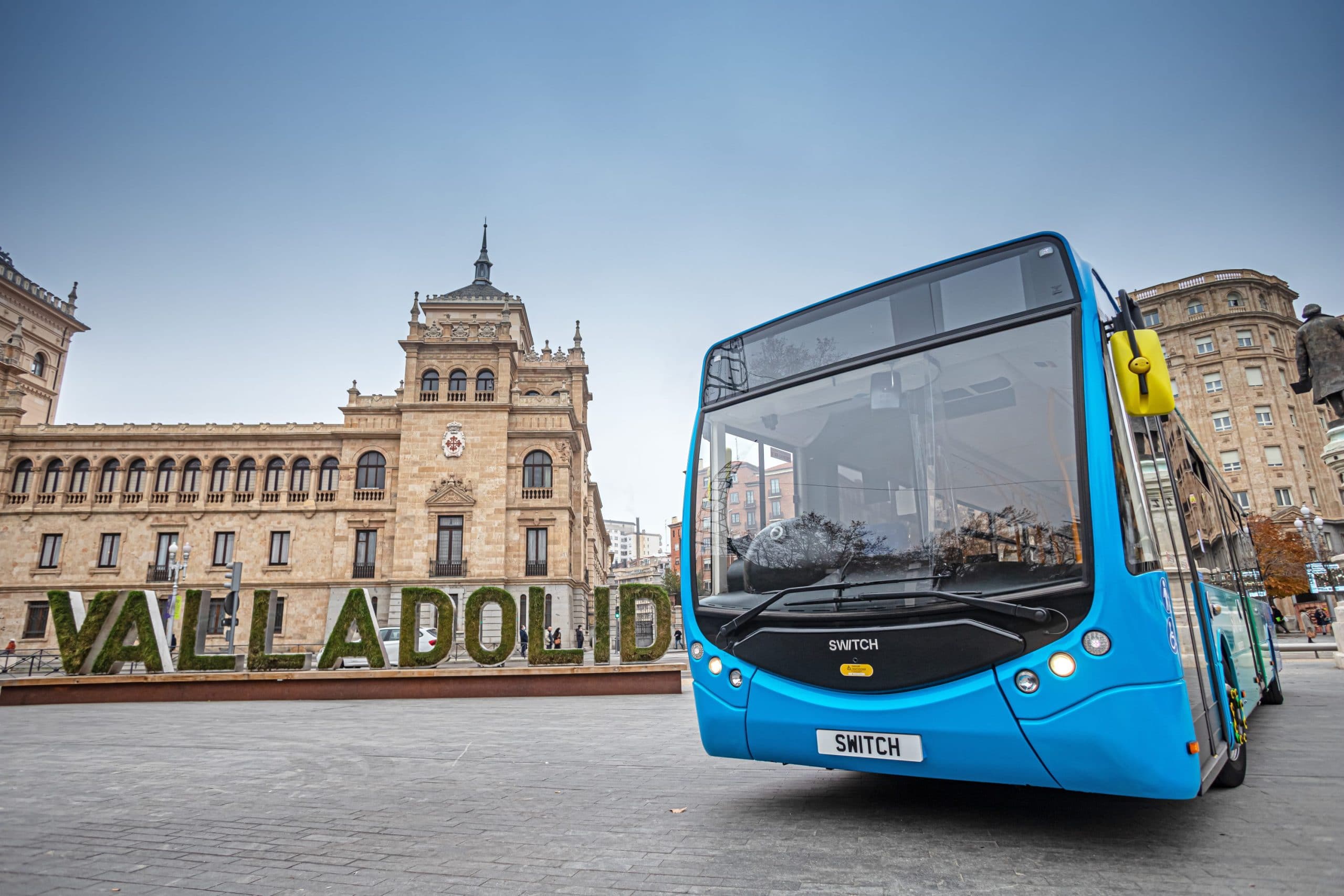 Switch bus at Plaza de Zorrilla Valladolid