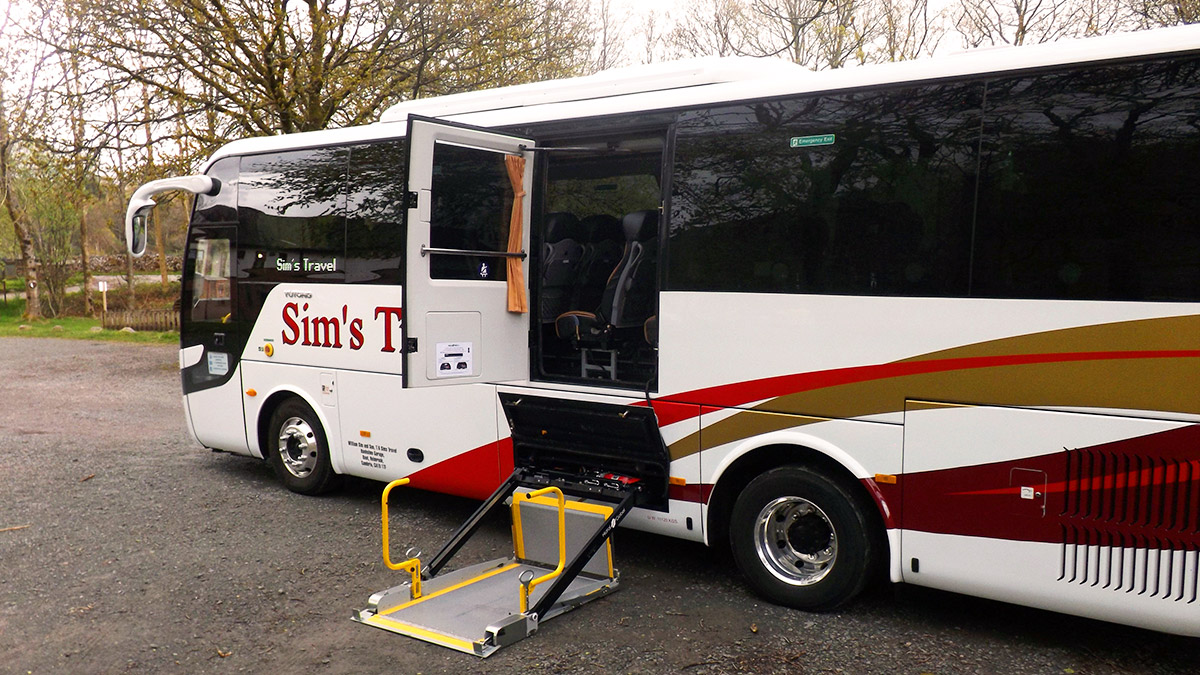 PSVAR compliant Yutong TC9 coach