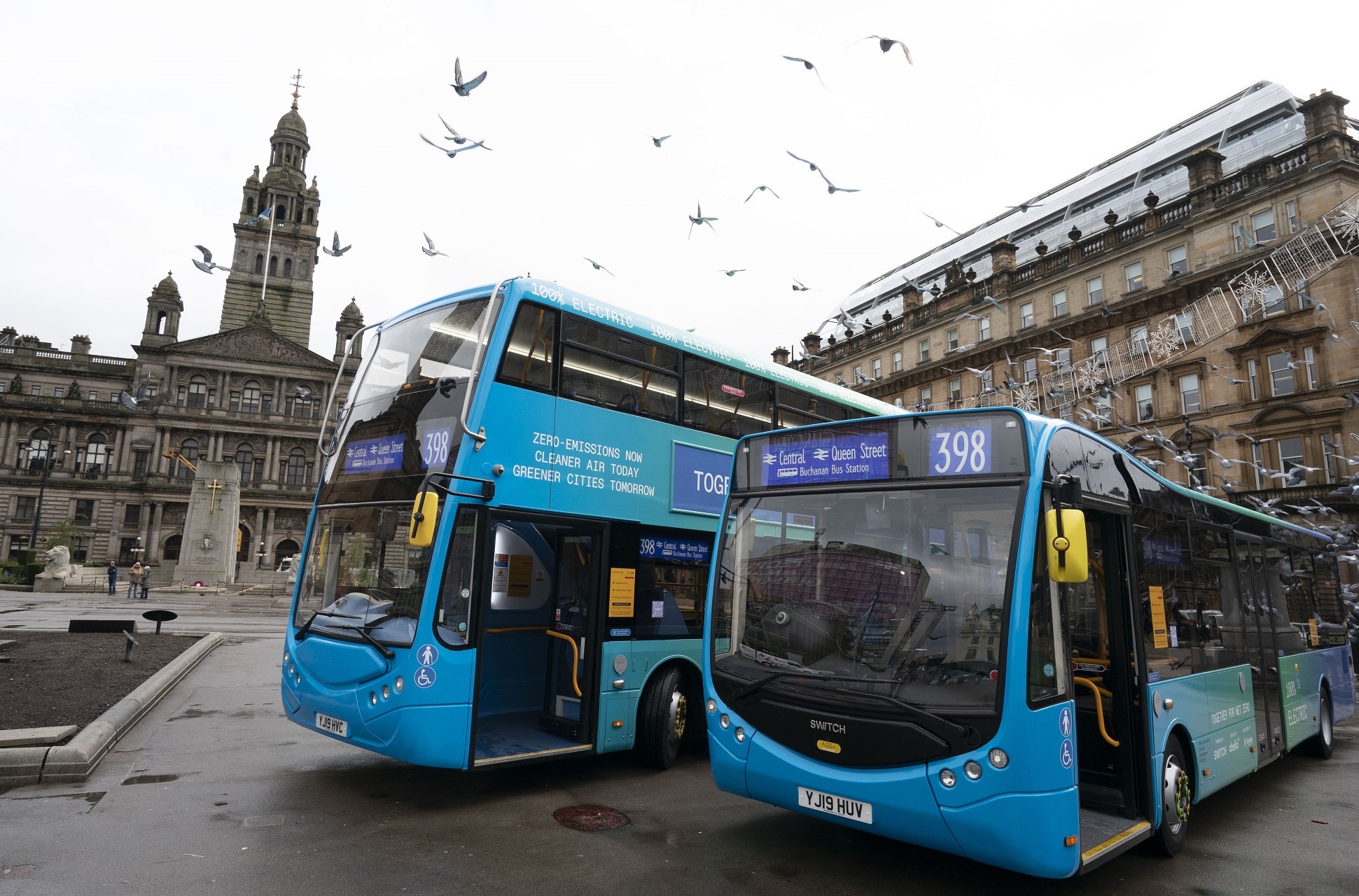 Switch Mobility battery electric buses