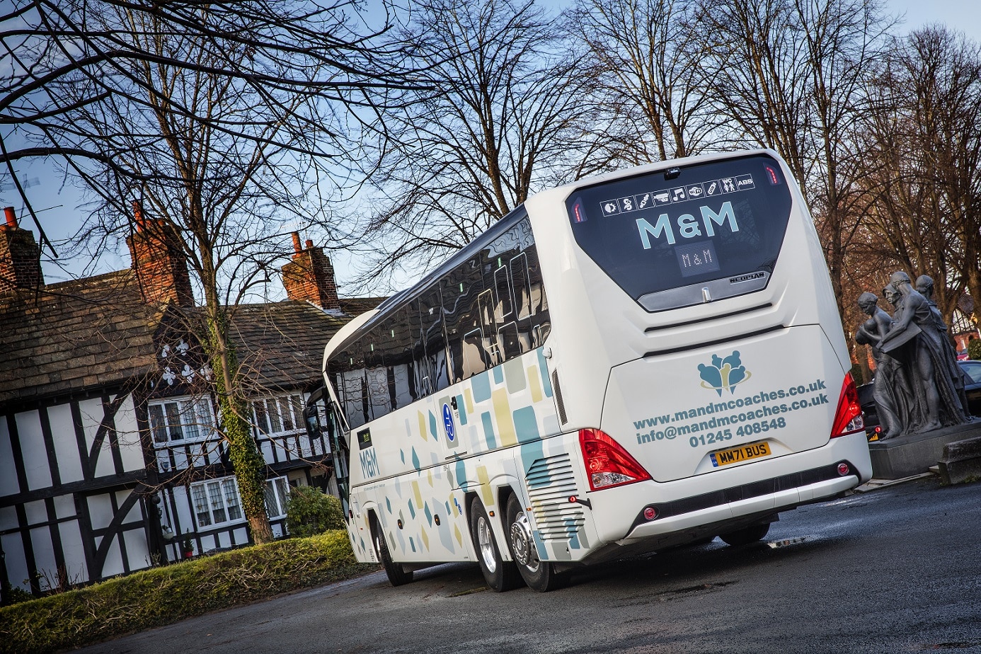 Neoplan Tourliner coach for M&M Staffing