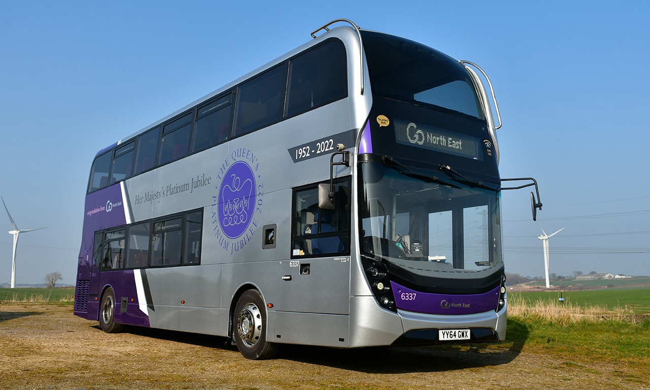 Go North East Platinum Jubilee bus