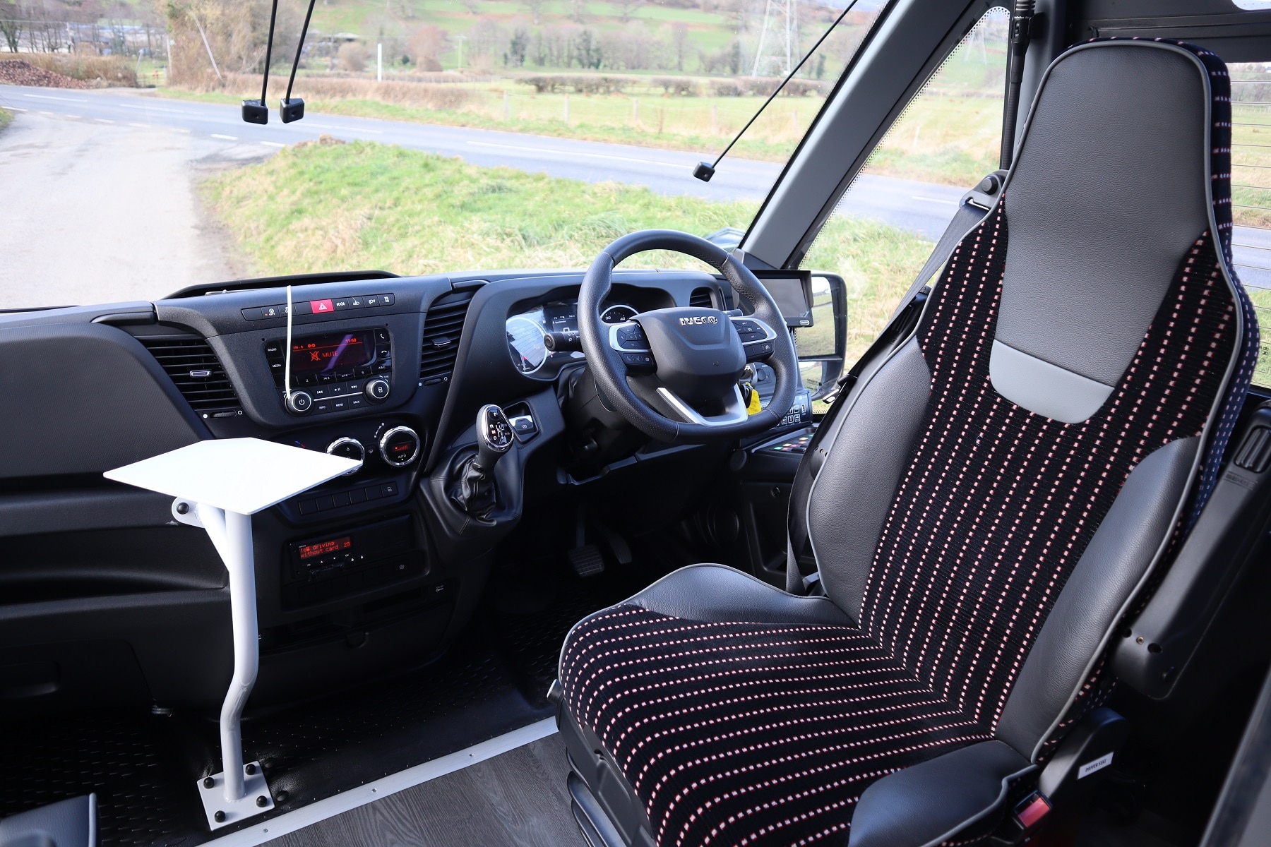 Jones Coach and Bus Sales Rosero Connect cab view